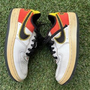 Little Kids' Nike x Roswell Rayguns Air Force 1 LV8 1 Shoes White size 12 29.5